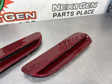 08-09 PONTIAC G8 RED METALLIC HOOD SCOOP VENTS W DUCTS OEM #542