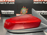 10-14 FORD MUSTANG GT RH PASSENGER SIDE VIEW MIRROR RUBY RED OEM #757