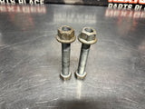05-13 C6 CORVETTE REAR UPPER AND LOWER SHOCK BOLTS HARDWARE OEM #1538