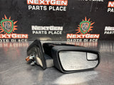 2011 FORD MUSTANG GT RH PASSENGER SIDE VIEW MIRROR BLCK OEM #1357