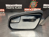 2012 FORD MUSTANG GT LH DRIVER SIDE VIEW MIRROR SILVER OEM #763