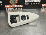 2007 C6 CORVETTE LH DRIVER WINDOW SWITCH LIGHT GREY OEM 10322620 10399364 #1255