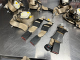 2008 FORD F250 F350 CREW CAB SEAT BELTS OEM #694