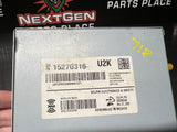 2009 CHEVY SILVERADO LTZ 2500 SATELITTE RADIO RECIEVER MODULE 15270316 OEM #718