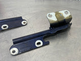 2011 FORD MUSTANG GT RH AND LH HOOD HINGES WITH HARDWARE KONA BLUE OEM #312