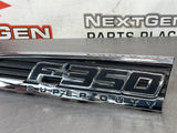 2012 FORD F350 DIESEL LH DRIVER SIDE FENDER EMBLEM BC34-25000A73-B OEM #472
