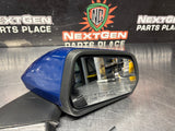 2017 FORD MUSTANG GT RH PASSENGER SIDE VIEW MIRROR BLUE OEM #1378