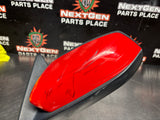2013 FORD MUSTANG GT LH DRIVER SIDE VIEW MIRROR RED OEM #1298