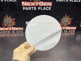 2015 FORD MUSTANG GT FUEL DOOR GAS LID TANK COVER WHITE OEM #1408