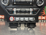 2015 FORD MUSTANG GT SHAKER 8” TOUCH RADIO FACE/CLIMATE CONTROL BEZEL OEM #1250