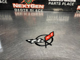 97-04 C5 CORVETTE REAR HATCH TRUNK EMBLEM OEM #1433