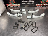 08-09 PONTIAC G8 WHITE LH/RH SIDE EXTERIOR DOOR HANDLES FRONT & REAR OEM #1423