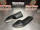 2009 FORD F250 LH RH DRIVER PASSENGER DOOR PANEL MIRROR TRIM COVERS OEM #729