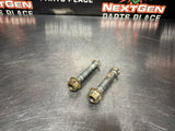 05-13 C6 CORVETTE REAR UPPER AND LOWER SHOCK BOLTS HARDWARE OEM #1110