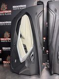 2021 CAMARO SS LH RH DOOR PANELS DOOR CARDS CERAMIC WHITE OEM #1556