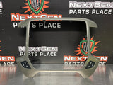 16 CHEVY SILVERADO 2500 RADIO TRIM BEZEL W HEATED SEAT SWITCHES OEM #805