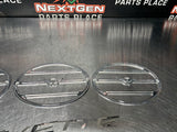 97-04 C5 CORVETTE TAILLIGHT METAL GRILL COVERS CHROME     #1150