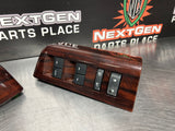 2009 FORD F250 6.4 LH AND RH FRONT AND REAR DOOR WINDOW SWITCH SET WOOD OEM #729