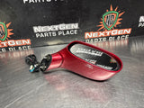 97 - 04 C5 CORVETTE RH PASSENGER SIDE HEATED SPORT MIRROR MAGNETIC RED OEM #1368