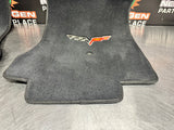 2011 C6 CORVETTE LLOYD FRONT FLOOR MATS BLACK OEM #741