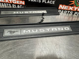 2017 MUSTANG GT CONVERTIBLE ILLUMINATED DOOR SILL PANELS OEM #794