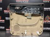 2014 CHEVY SILVERADO 2500HD LH DRIVER REAR DOOR PANEL LIGHT CASHMERE OEM #758