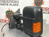 2008 FORD F250 LH DRIVER SIDE POWER FOLD TELESCOPIC HEATED MIRROR OEM #308