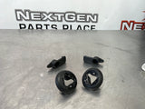 97-04 C5 CORVETTE SUN VISOR BEZEL TRIM MOUNT AND CLIP SET #VV824
