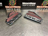2008-2010 FORD F350 6.4 LARIAT POWERSTROKE RH LH FENDER EMBLEMS OEM #1055