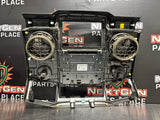 2015 FORD F250 F350 RADIO BEZEL CLIMATE CONTROL LOADED WOOD TRIM #748