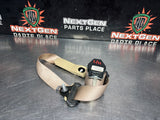 2006 C6 CORVETTE LH DRIVER SEAT BELT CASHMERE OEM #1364