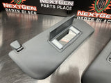 2011 FORD F350 SUN VISOR SET GREY OEM #711