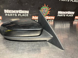 2012 FORD MUSTANG GT RH PASSENGER SIDE VIEW MIRROR BLCK OEM #1343