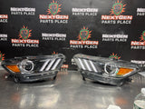 2016 FORD MUSTANG GT AFTERMARKET HALO PROJECTOR/ LED/ DRL HEADLIGHTS OEM #1505