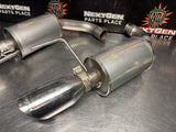 2016 FORD MUSTANG GT ROUSH AXLE BACK ROUND TIPS EXHAUST OEM #1536