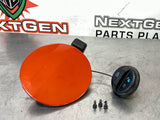 08 - 09 PONTIAC G8 GT FUEL DOOR GAS CAP COVER LID ASSEMBLY IGNITION ORANGE OEM 92213014 #397