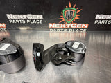 2012 C6 CORVETTE FRONT SEAT BELTS DRIVER / PASSENGER BLK OEM #1409