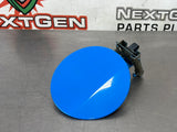 10-14 FORD MUSTANG GT FUEL DOOR GAS LID TANK COVER GRABBER BLUE OEM #491