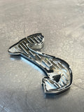 2008 FORD MUSTANG GT500 LH DRIVER SIDE FENDER EMBLEM OEM #345