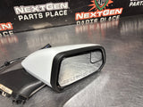 2015 FORD MUSTANG GT RH PASS SIDE VIEW MIRROR HEATED / PUDDLE LIGHT WHITE #1427