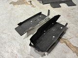 2006 C6 CORVETTE FRONT CARPET DRIVER AND PASSENGER BLCK OEM #1407