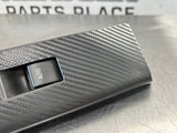 10-14 FORD MUSTANG PASSENGER SIDE WINDOW SWITCH W FAKE CARBON STICKER #387