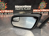 2011 FORD MUSTANG GT LH DRIVER SIDE VIEW MIRROR BLCK OEM #1357