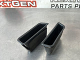 2011 FORD MUSTANG GT 5.0 LH RH DOOR SIDE STORAGE POCKETS OEM #449