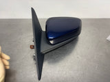 10-14 FORD MUSTANG GT LH DRIVER SIDE VIEW MIRROR KONA BLUE OEM #1493
