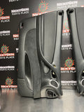 2005 PONTIAC GTO LH RH FRONT DOOR PANELS BLACK ALCANTARA AND LEATHER OEM #762