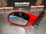2004 PONTIAC GTO LH DRIVER SIDE MIRROR TORRID RED OEM #1438