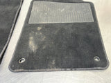 97-04 C5 CORVETTE FRONT FLOOR MATS BLACK OEM #361