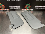 2011 FORD F350 SUN VISOR SET GREY OEM #711