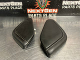 2016 CAMARO SS KNEE PADS CONSOLE TRIM BLCK LEATHER W/ GREY STITCHING OEM #1580